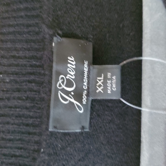 J Crew Everyday Cashmere Crewneck Sweater Sequin Polkadots In Black Size XXL NWT - Picture 5 of 11